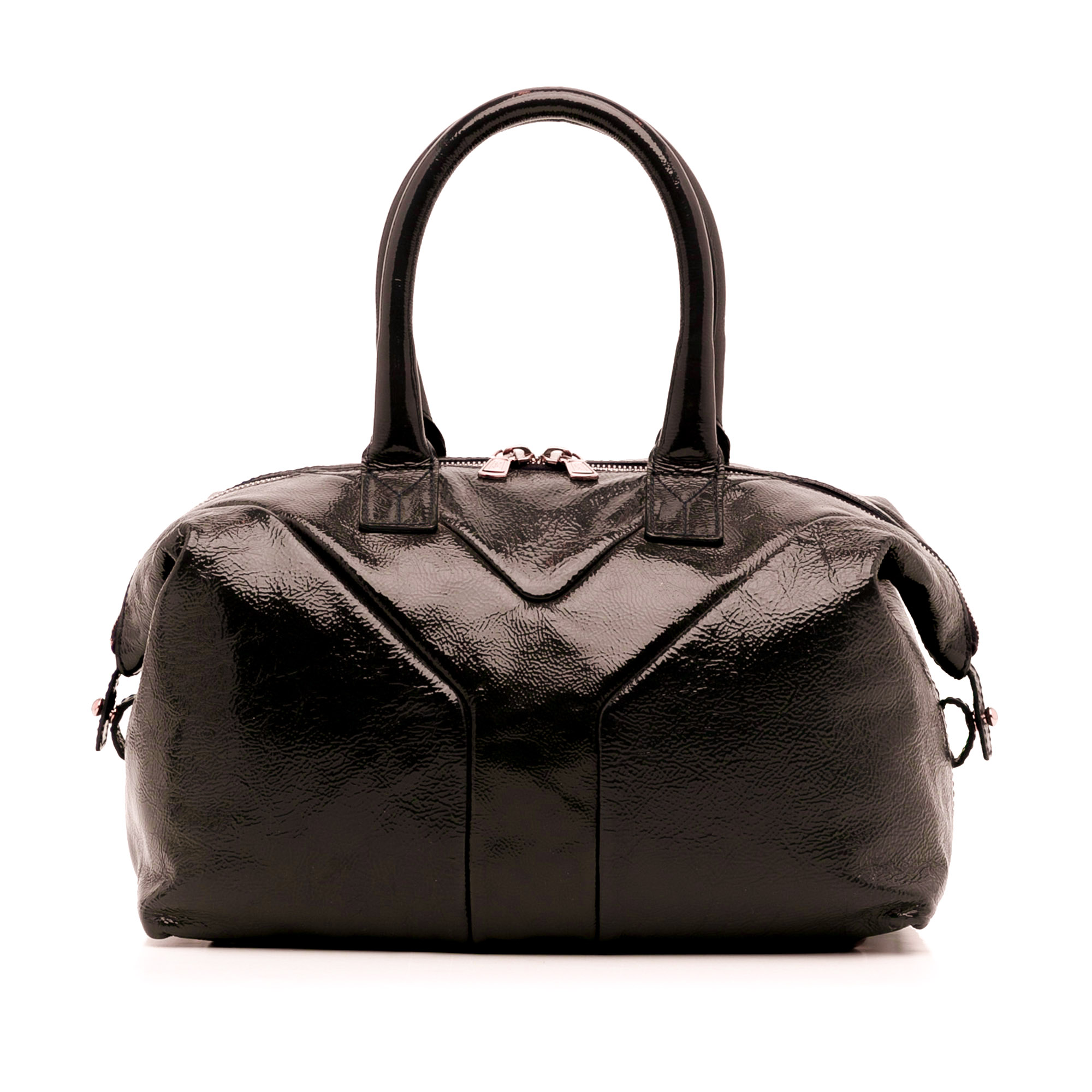 Pre-Loved Ysl Easy Y Patent Leather Tote